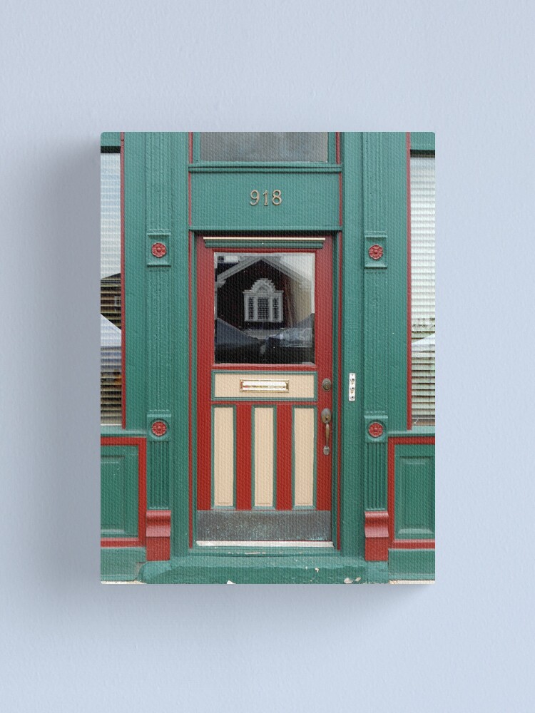 Alternate view of Red and Green at Nine-Eighteen Canvas Print