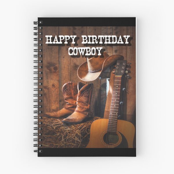 Item preview, Happy Birthday Cowboy designed and sold by Johnny Furlotte.