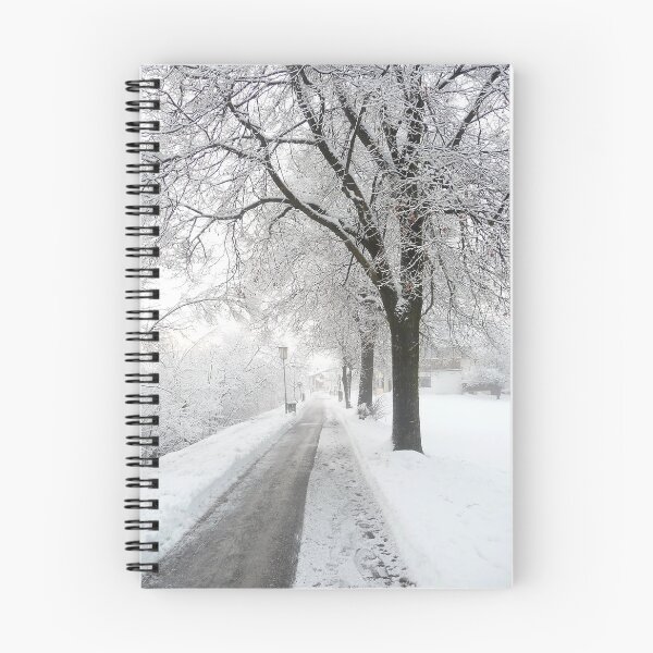 Item preview, snow covered park view in winter. designed and sold by sandyprints.