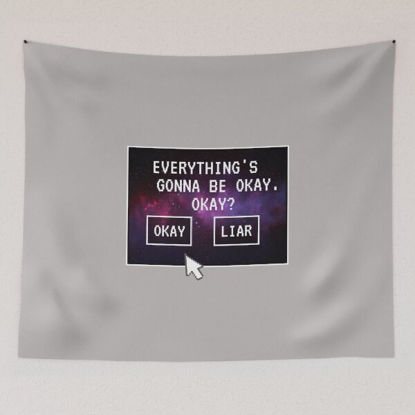 Item preview, Okay Mental Health Cute Funny Gift Sarcastic Happy Fun Introvert Awkward Geek Hipster Silly Inspirational Motivational Birthday Present  designed and sold by EpsilonEridani.