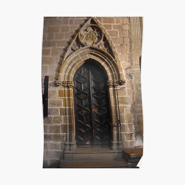Cloister Door, Barcellona Cathedral of Saint Eulalia Poster