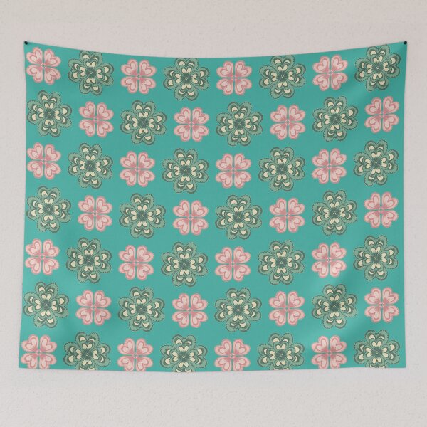 Item preview, Organic Sculptures flower repeat no.03 small tile col214 designed and sold by NadineLeemeijer.