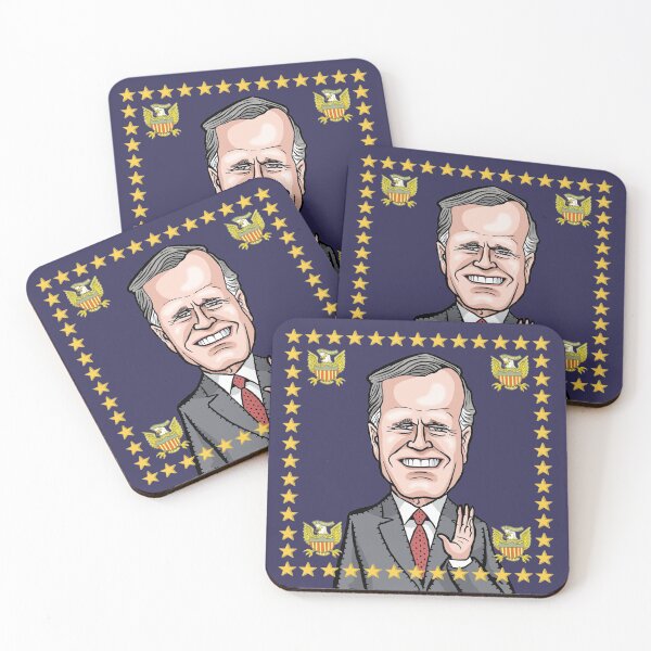 Item preview, President George H. W. Bush designed and sold by MacKaycartoons.