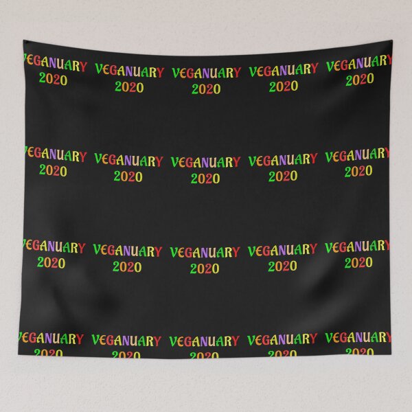 Item preview, VEGANUARY 2020 VEGAN AWARENESS SUPPORTERS designed and sold by KatesFunnyArt.