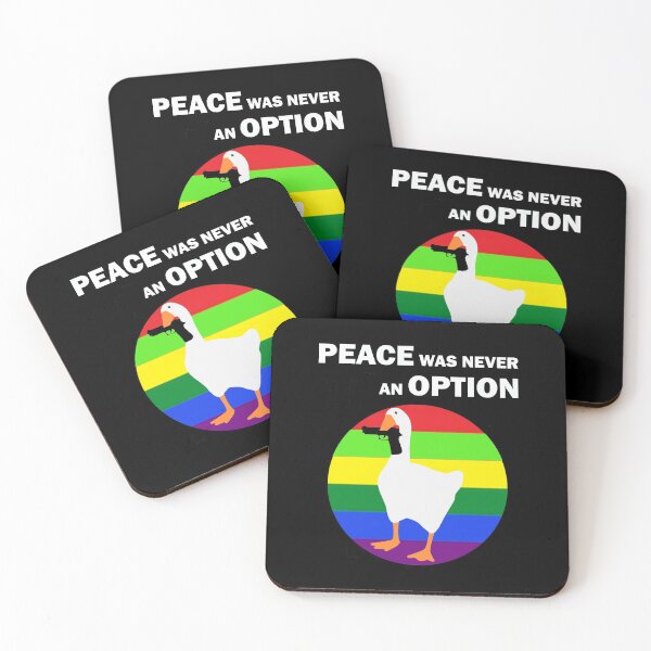 Item preview, Peace Was Never An Option Funny Goose Meme With Gun Honk designed and sold by Ertugrul-Shop.