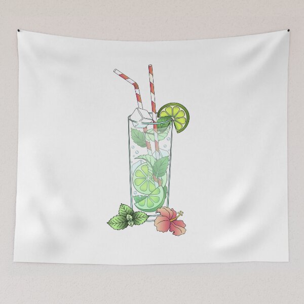 Item preview, Glass with mojito. designed and sold by DisaAnna.