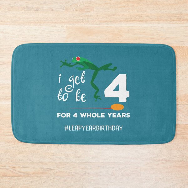 Item preview, Funny Leap Year 16th Birthday Leapling I Get to Be 4 print designed and sold by doodabobs.