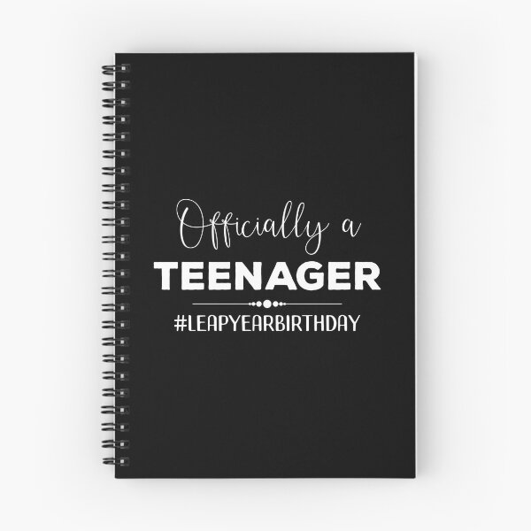 Item preview, Funny Leap Year Birthday Officially a Teenager design designed and sold by doodabobs.
