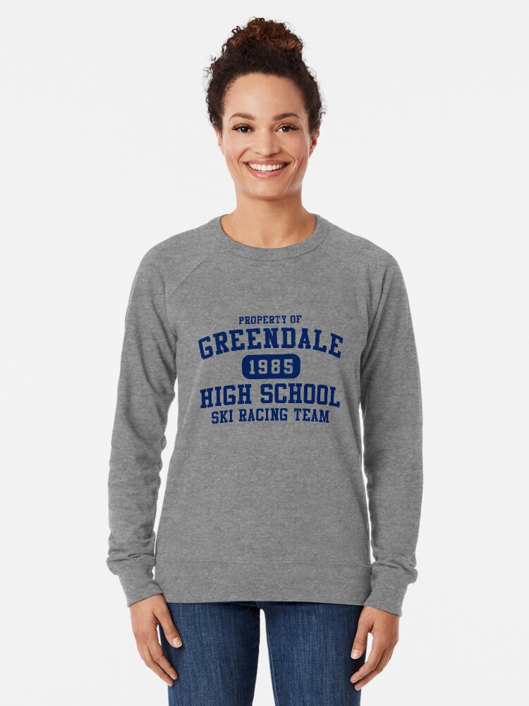 Greendale H S Ski Racing Team Gym Shirt Lightweight Sweatshirt By Mountbrodie Redbubble