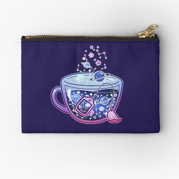 Galaxy Tea Zipper Pouch