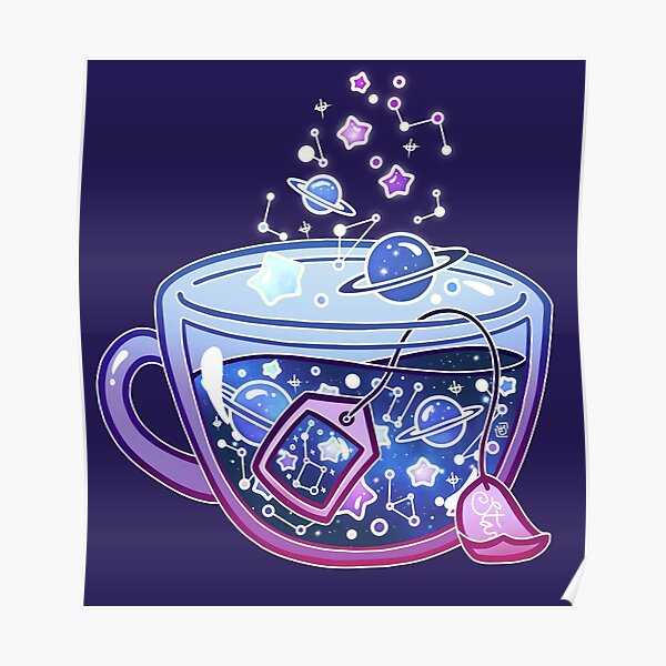 Galaxy Tea Poster