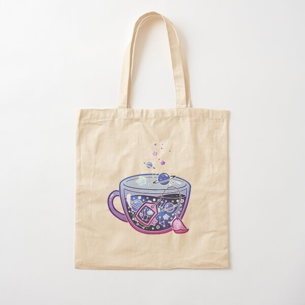 Galaxy Tea Cotton Tote Bag