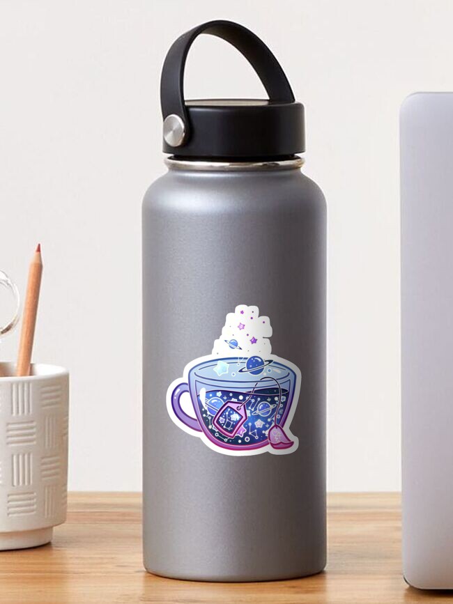 Thumbnail 1 of 3, Sticker, Galaxy Tea designed and sold by heysoleilart.