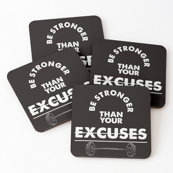 Item preview, Be Stronger Than Your Excuses Gym designed and sold by rodmendonca.