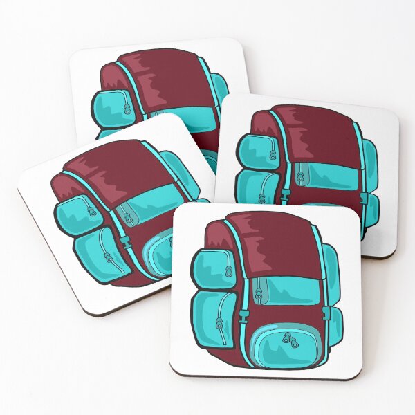 Item preview, The Great Outdoors - Camping - Pack : Blue/Maroon designed and sold by Sweetie Spicy.