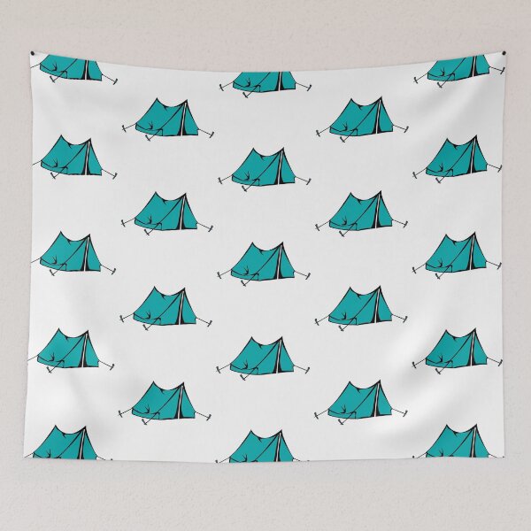 Item preview, The Great Outdoors - Camping - Tent : Blue designed and sold by Sweetie Spicy.