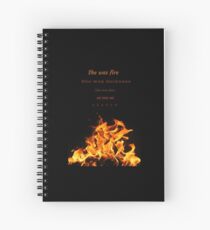 She was fire Spiral Notebook