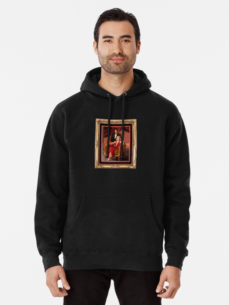 Scarface Canvas Portrait of Tony Elvira Pullover Hoodie for