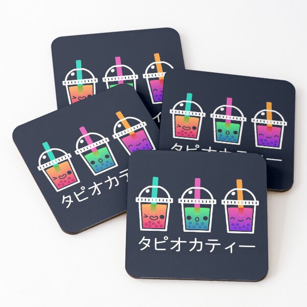 Bubble Tea Buddies Coasters (Set of 4)