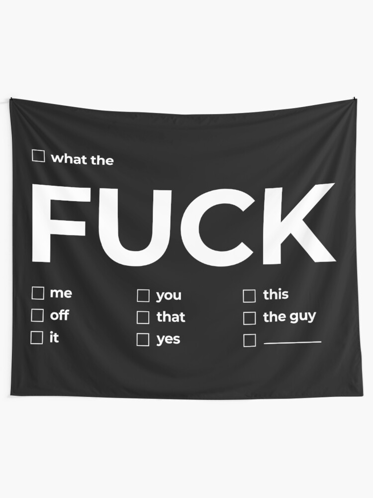 all black tapestry