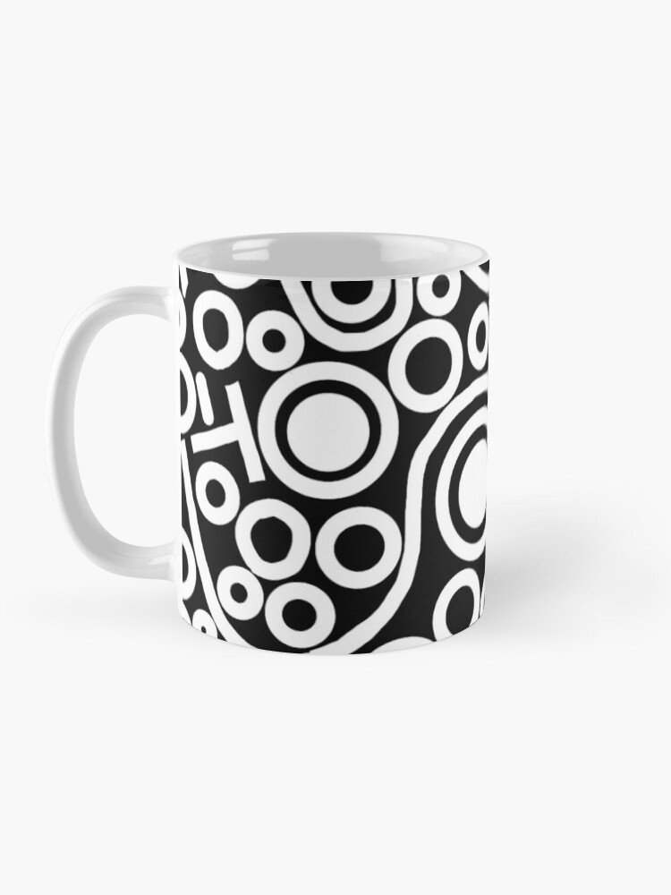 Alternate view of bLacK&wHitEciRCLes Coffee Mug