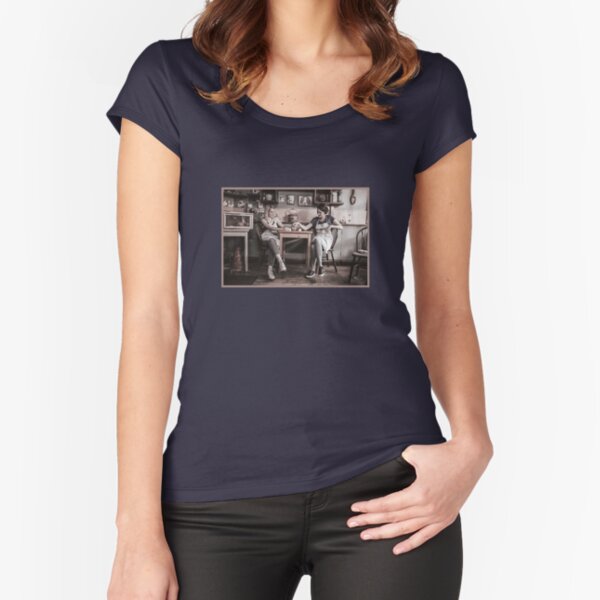 Fleabag and Boo Fitted Scoop T-Shirt