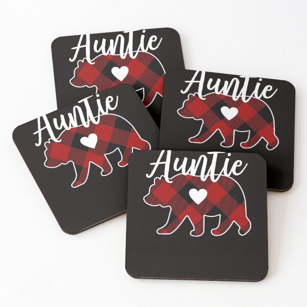 Item preview, Aunti Bear Buffalo Plaid Design designed and sold by Tetete.