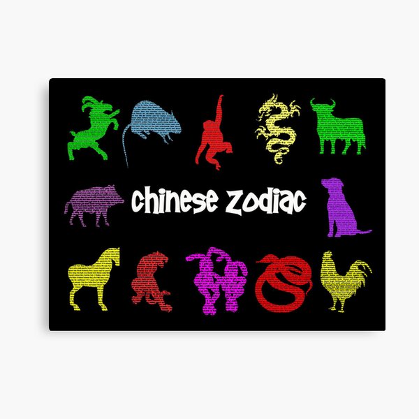 "Chinese Zodiac" Canvas Print