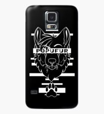 POPUFUR -white text- Case/Skin for Samsung Galaxy