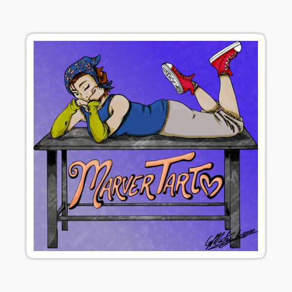 MarverTart - Blue Sticker