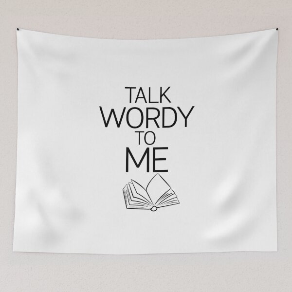 Item preview, Talk Wordy To Me designed and sold by TheWriteShoppe.
