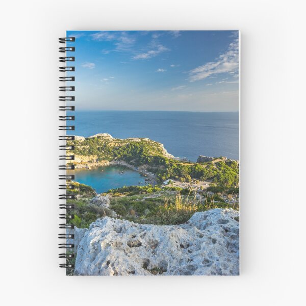 Artikelvorschau, Mit Blick auf Anthony Quinn Bay Rhodes entworfen und verkauft von ianwoolcock.