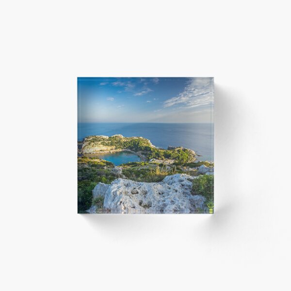 Item preview, Overlooking Anthony Quinn Bay Rhodes designed and sold by ianwoolcock.
