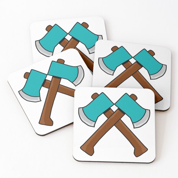 Item preview, The Great Outdoors - Camping - Axes : Blue designed and sold by Sweetie Spicy.