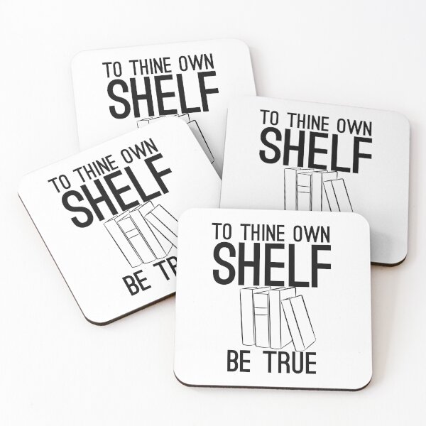 Item preview, To Thine Own Shelf Be True designed and sold by TheWriteShoppe.