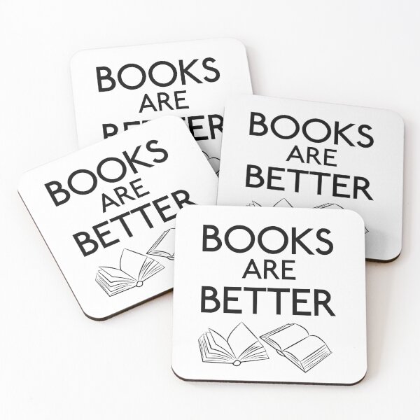 Item preview, Books Are Better designed and sold by TheWriteShoppe.