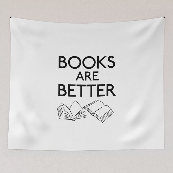 Item preview, Books Are Better designed and sold by TheWriteShoppe.