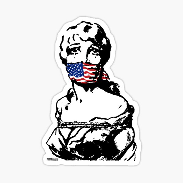 Freedom Of Speech USA Sticker