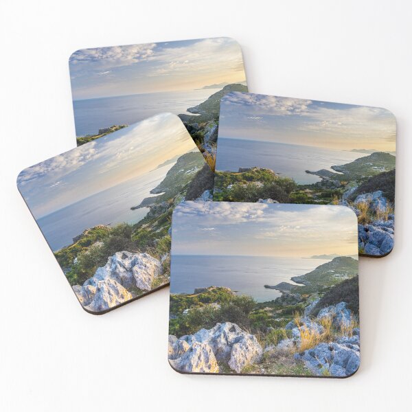 Item preview, Profitis Ilias, sunset Faliraki Rhodes Greece designed and sold by ianwoolcock.