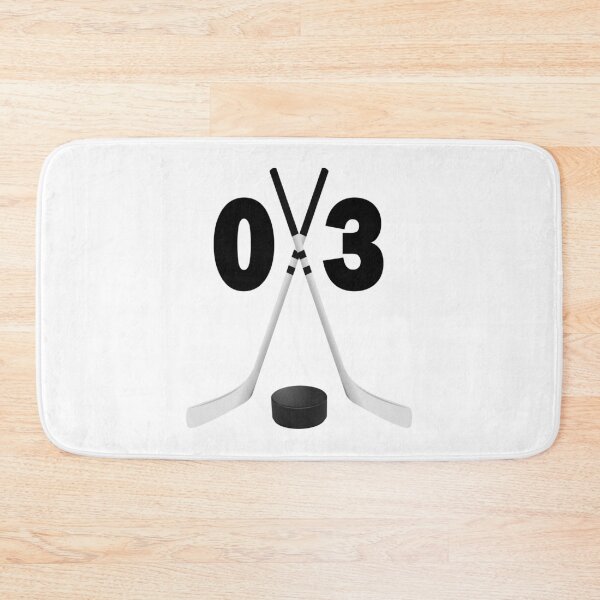 Item preview, Hockey number 03 - zero three with sticks and disc designed and sold by AllShirts21.