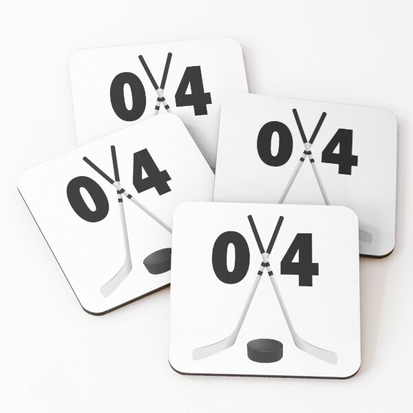 Item preview, Hockey number 04 - zero four with sticks and disc designed and sold by AllShirts21.