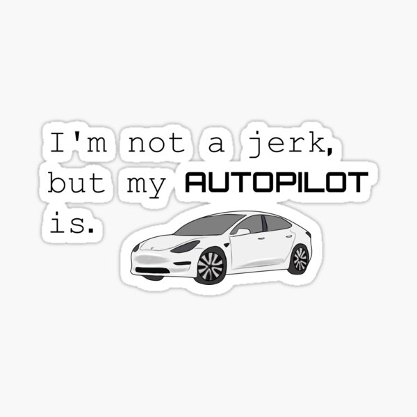 Tesla Autopilot Stickers for Sale