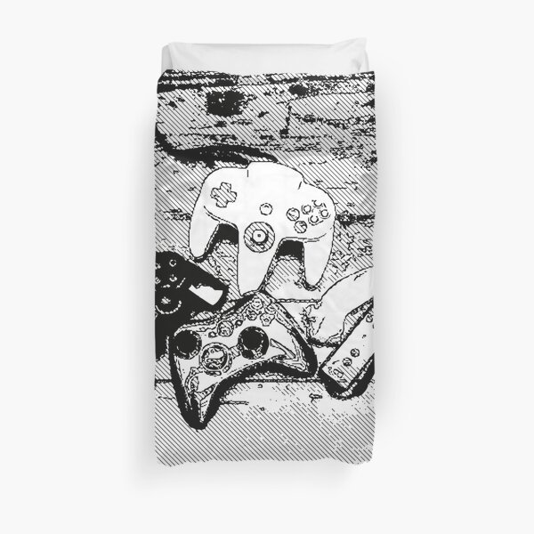 Collection de manettes - Joysticks collection Duvet Cover