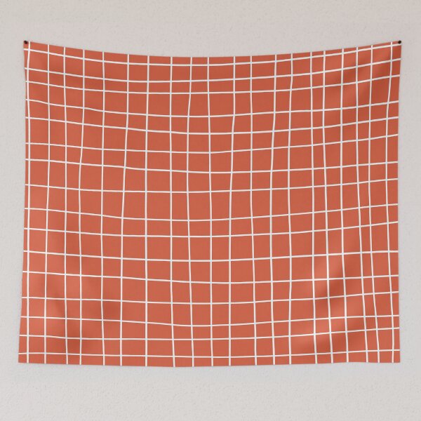 Item preview, Handmade Grid. Burnt orange designed and sold by Latte Design.