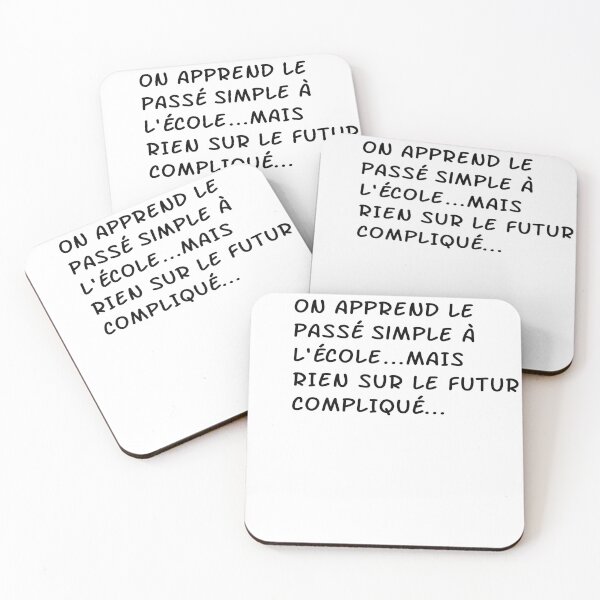 Item preview, We learn the simple past at school ... but nothing about the complicated future designed and sold by NewDesignFR.