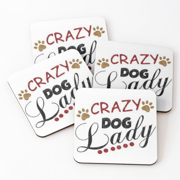 Item preview, Crazy Dog Lady print on stickers, apparel, decor,accessories, gifts.     designed and sold by lduke47.