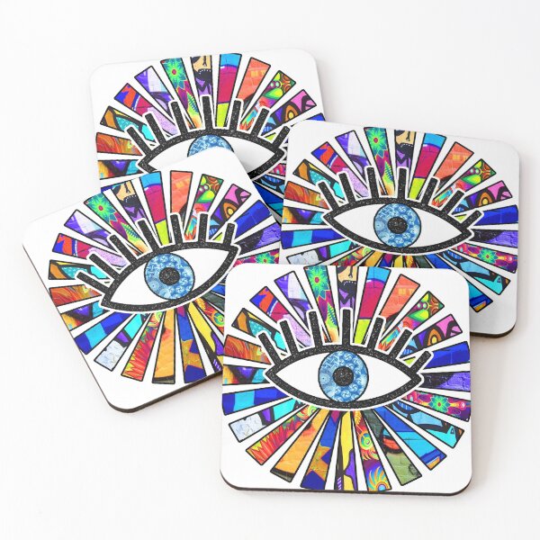 Item preview, Greek Evil Eye Graffiti Sun Rays  designed and sold by artbyomega.