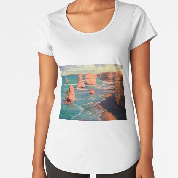 12 Apostles, Great Ocean Road Australia Premium Scoop T-Shirt
