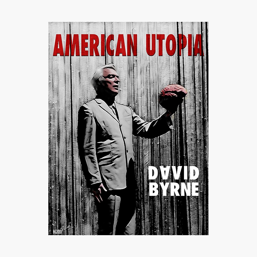 David Byrne American Utopia Custom Poster Print Art Wall Decor 