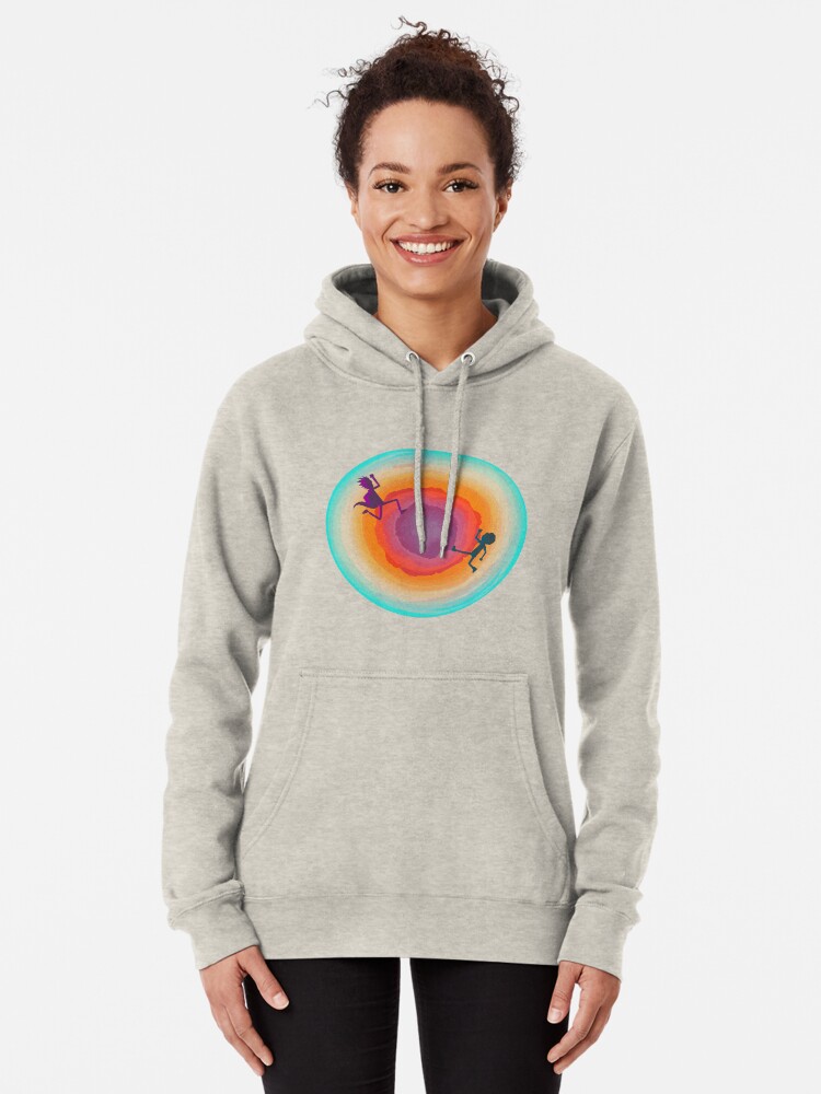 trippy rick and morty hoodie